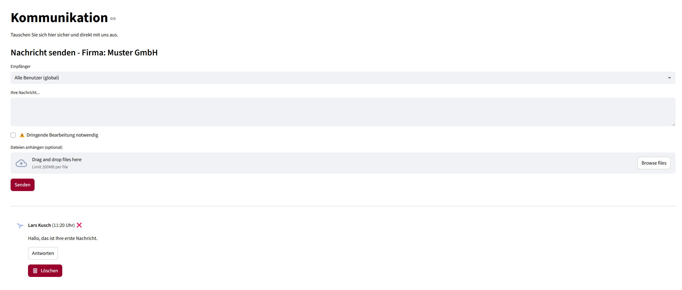 Kommunikation Übersicht